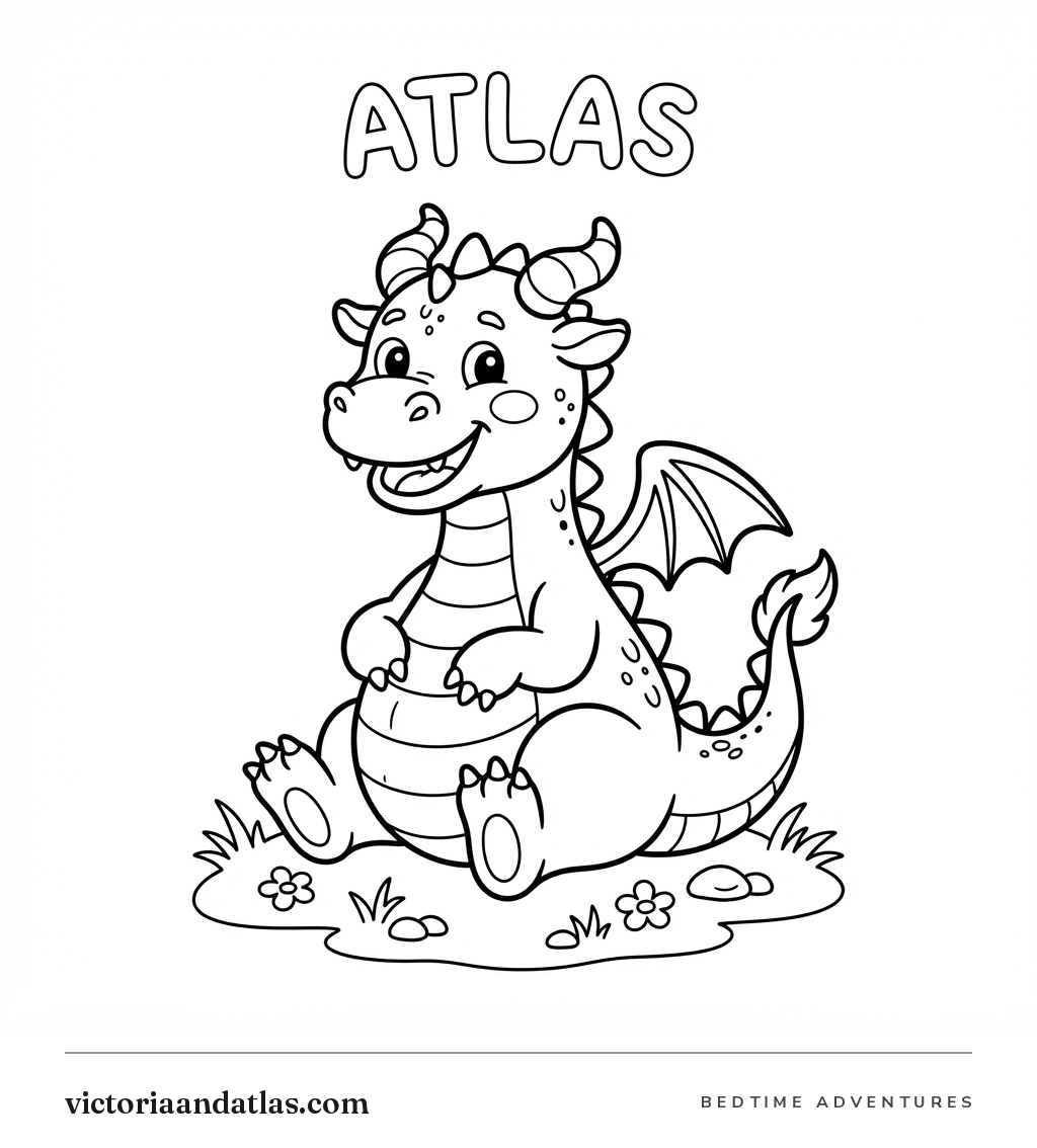 Preview of Atlas Coloring Page