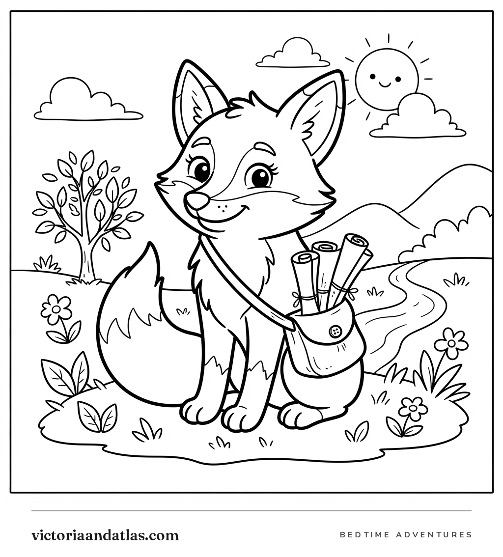 Preview of Rusty Coloring Page