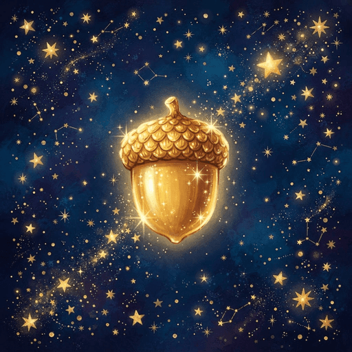 Illustration of the Golden Acorn